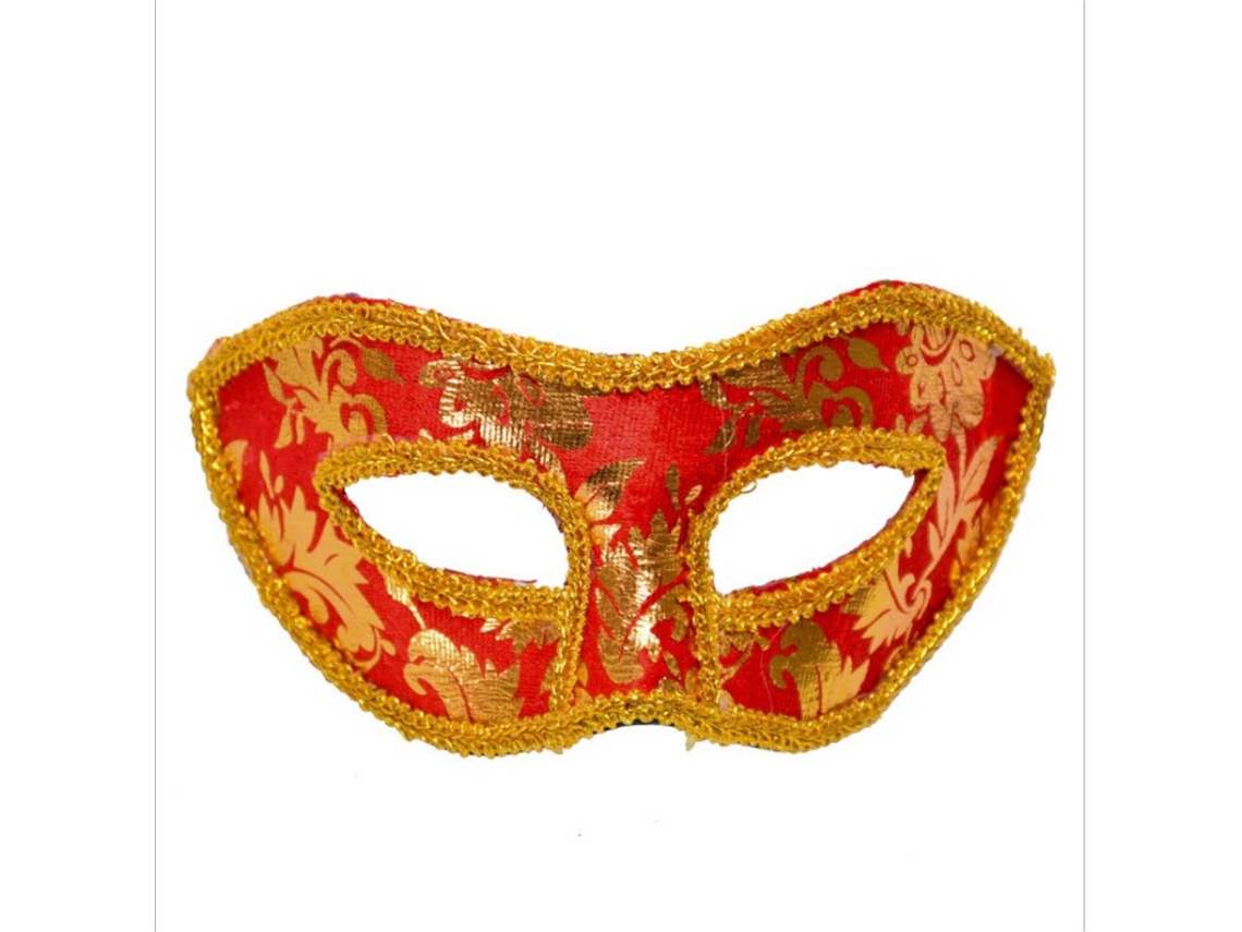 KOFIHETY Vestido De Olho De Bola Baile Festa Halloween Máscara Homem Traje Decoração (vermelho)