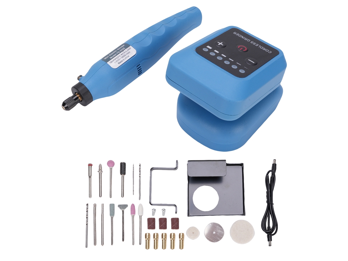 Laxiscreed Mini Lixadeira Elétrica De Íons De Lítio Com Velocidade Ajustável E Compatível Com Bateria De 20v Makita