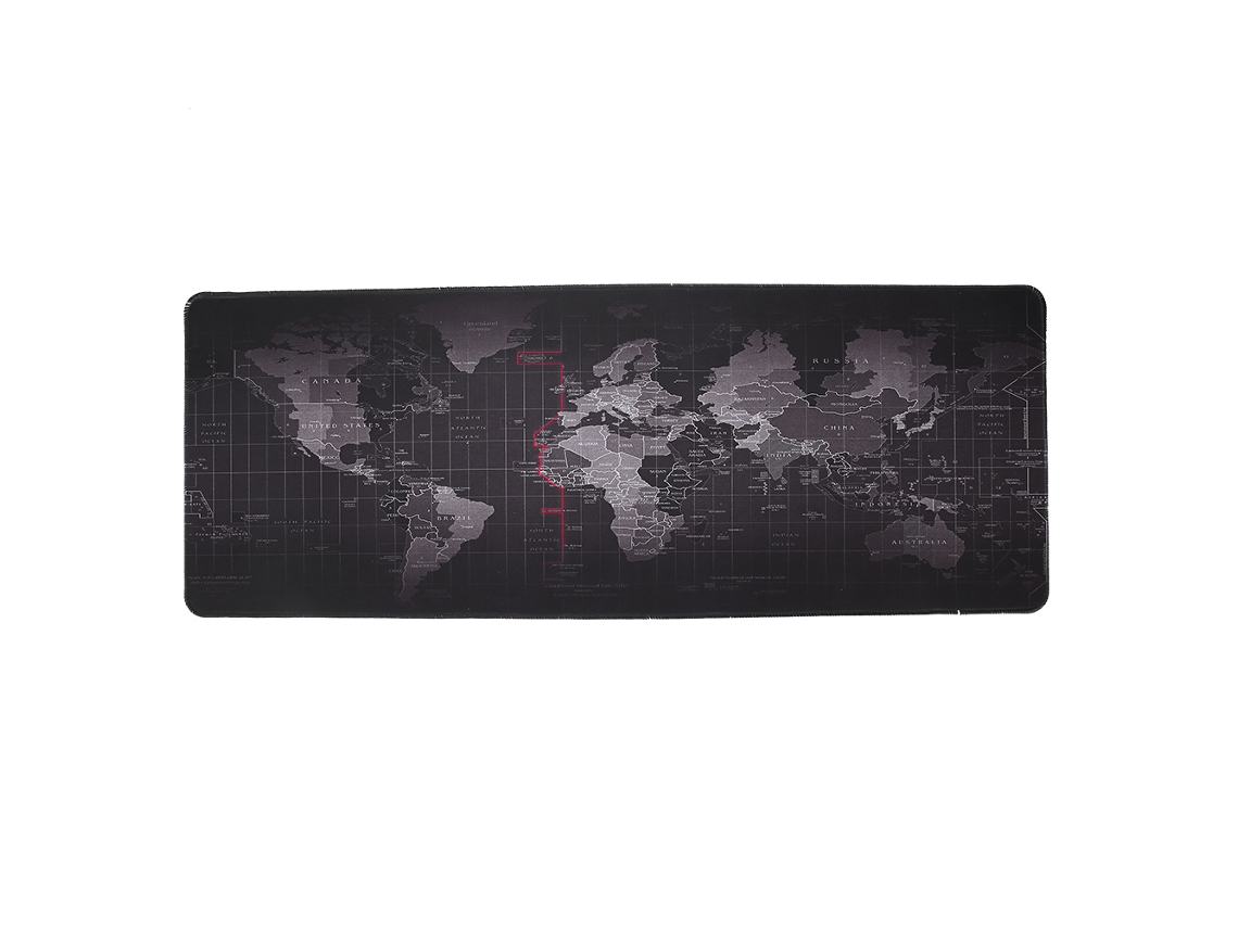 Mouse Pad Grande Para Jogos Mapa Mundial 300x800mm Tapete Natural Para Computador Desktop E Laptop