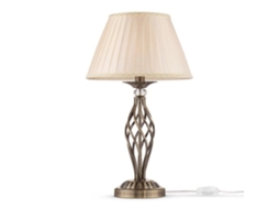 Candeeiro De Mesa Grace Em Latão E Cristal, 1 Luz, E14