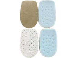 Galpada 2-pares De Palmilhas Látex E Silicone Para Calçados, Sem Furos, Confortáveis Para Uso Diário