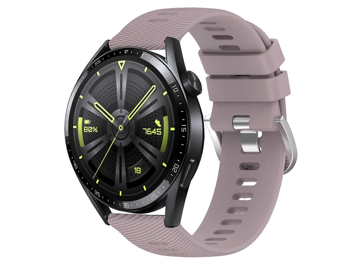 Pulseira De Silicone Macio De Cor Sólida Para Huawei Watch Gt3 46mm 22mm