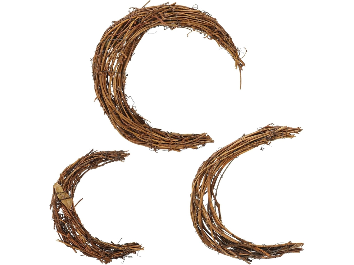 Conjunto De 3 Guirlandas Rústicas - Para Uso Prático E Funcional