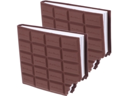 Bloc-notes Parfumé De Chocolat 2pcs, Papel Adhésif Fort, Design Créatif Pour Bureau Et École
