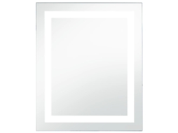 Bathroom Mirror, Bathroom Mirrors Vidaxl Prateado Alumínio (60 X 80 Cm)