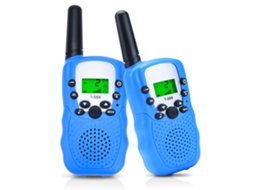 Walkie-talkies Infantis Com Lanterna, Portáteis Infantis, Azuis.-aquaforge
