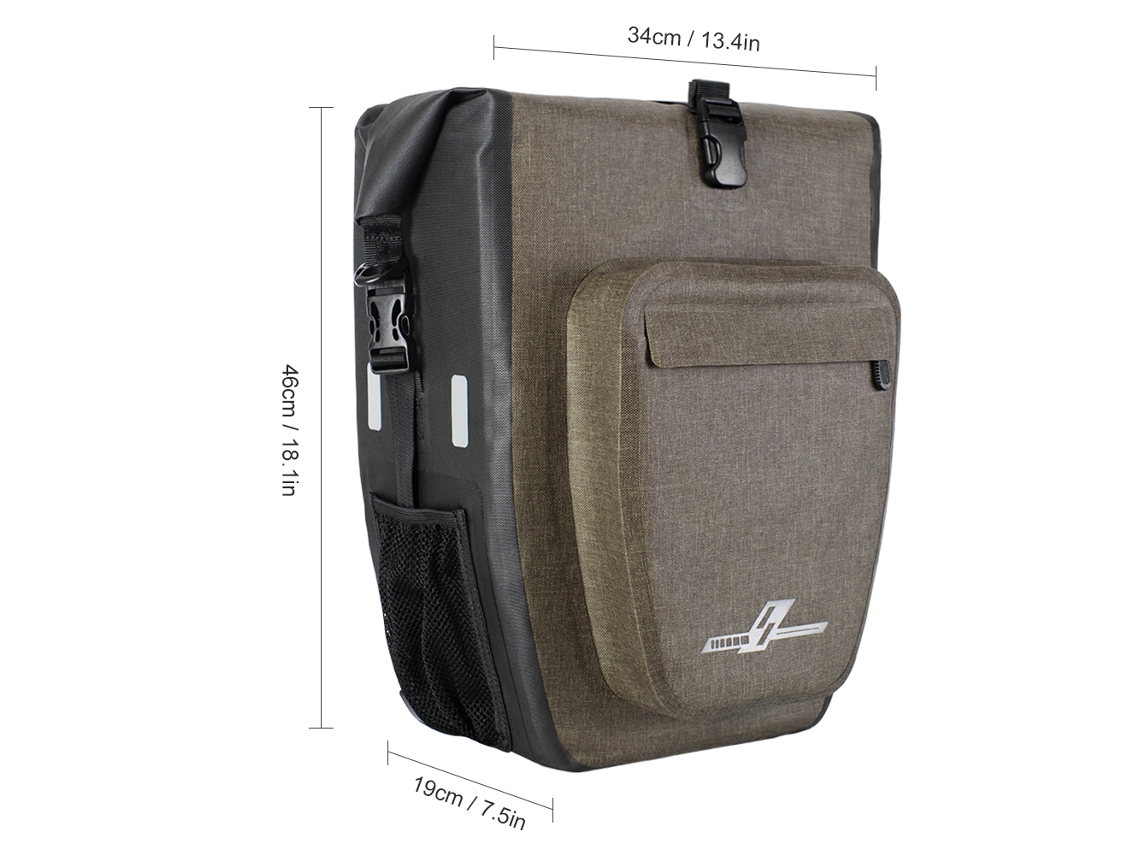 Bolsa Traseira para Bicicleta 30l Impermeável S/MARCA