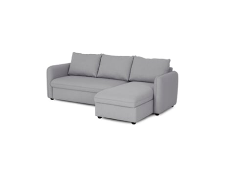 Sofá-Cama Chaise Longue BUDWING Vogue Cinzento - 4 Lugares - 240,5x168,5x93 cm