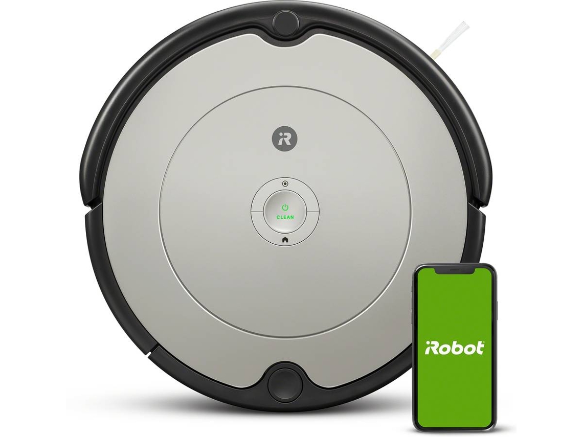 Aspirador Robô IROBOT Roomba 698 Wi-fi (Autonomia 90 min - Cinza médio)