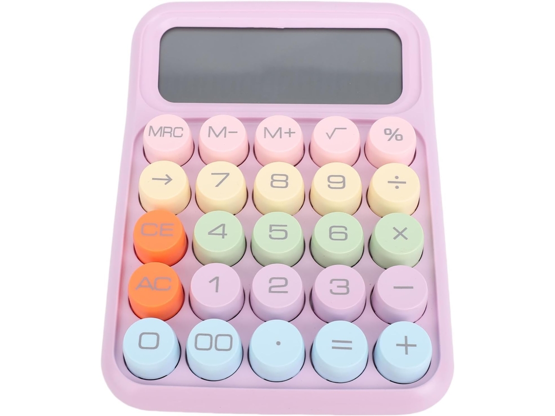 Calculadora Com Teclado Mecânico E Visor Lcd, Para Casa E Escritório