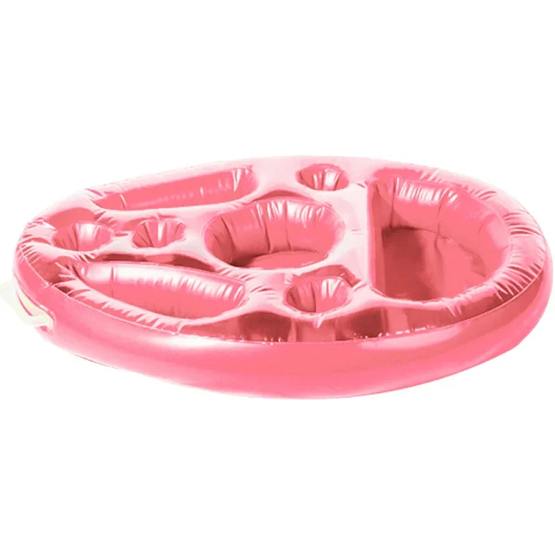 Balde inflável para flocos de neve, ideal para festivais de verão, bandeja flutuante para piscina.