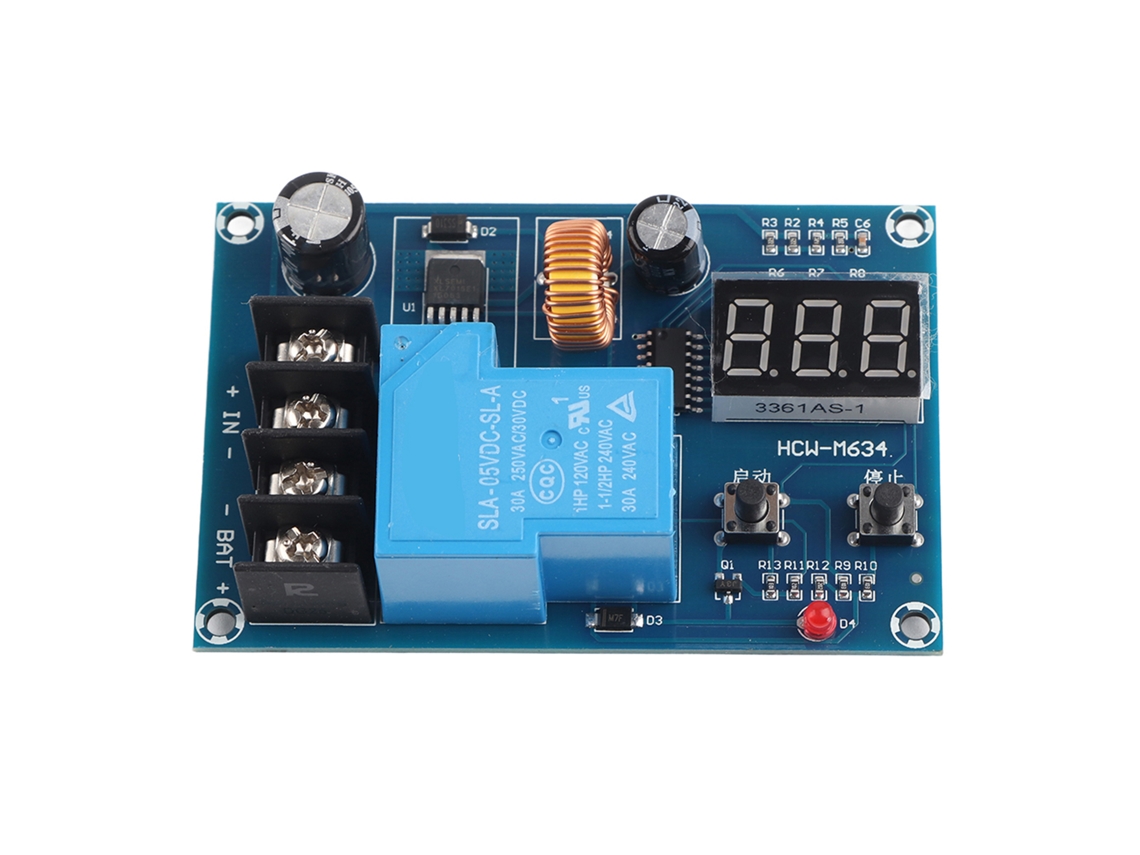 Módulo De Controle De Carregamento Da Bateria Sygo (parada Automática De Carregamento, Proteção Para Dc 6 60v)