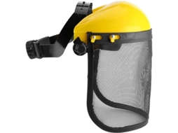 Capacete de Segurança com Viseira de Malha para Corte e Proteção Agrícola