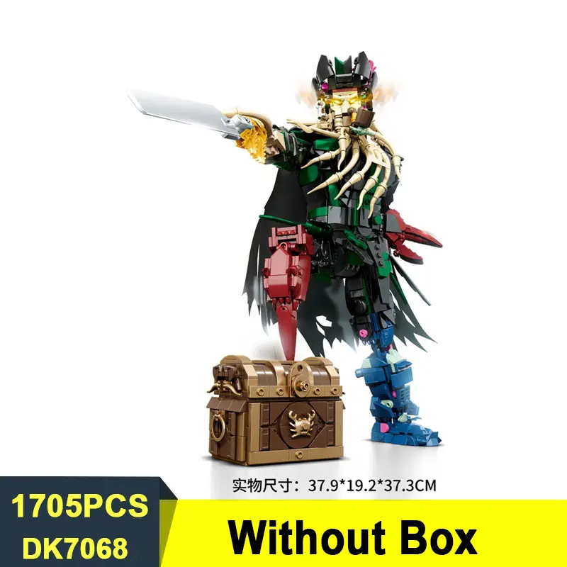 Kit De Modelo Moc De Capitão Pirata (1750 Peças)