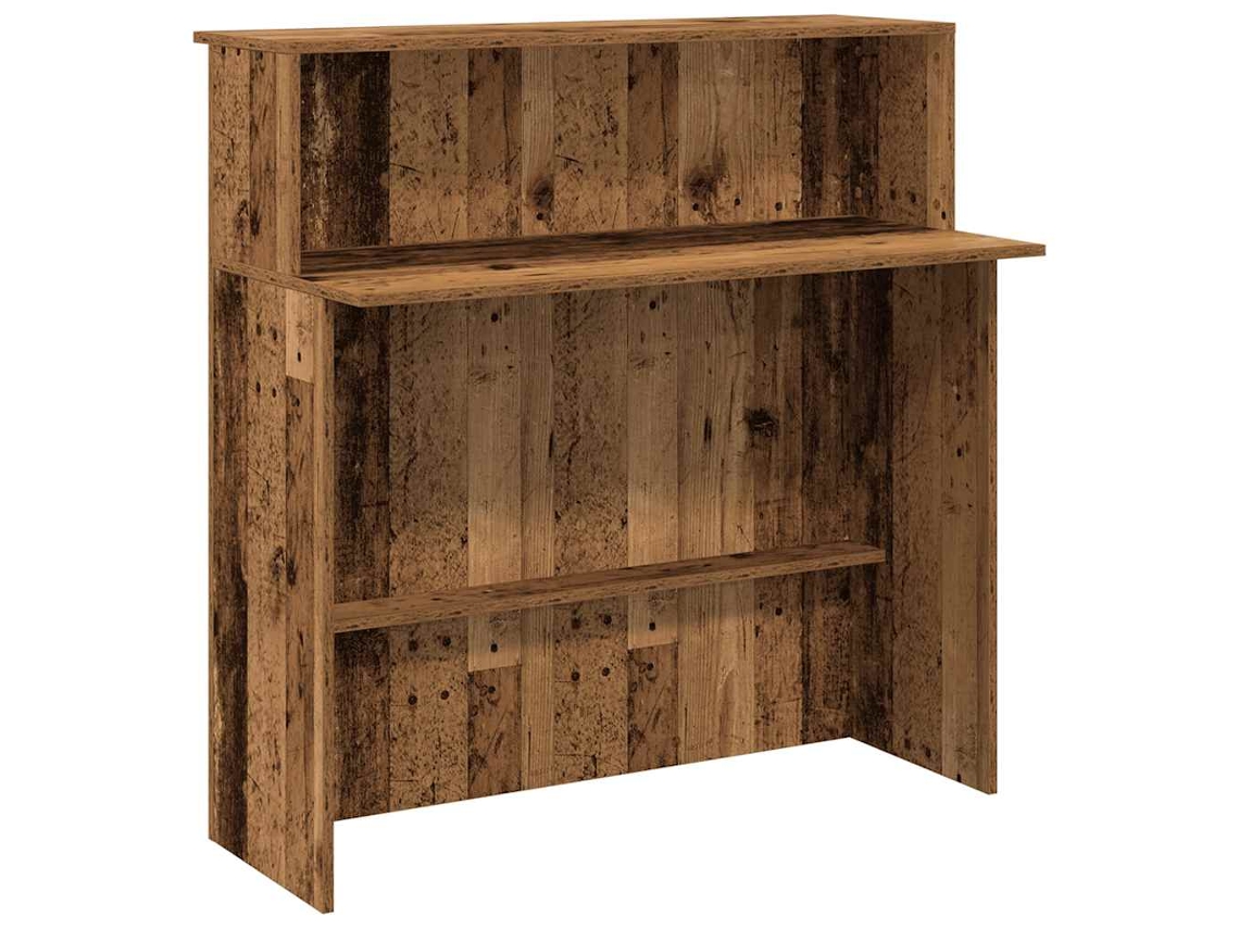 Reception Desk, Reception Desks Vidaxl Marrom Madeira Processada (n/a)