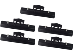 Conjunto de 5 suportes portáteis para partituras de piano em metal leve para uso doméstico e externo.