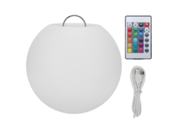 Luminária de Mesa Led em Formato de Bola CHABERLU