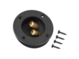Aetheria caja Terminal de Bornes de Cobre 2 para Altavoz Hifi, Conector Acústico Diy 48mm