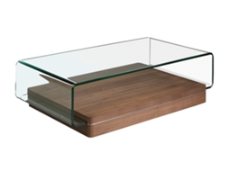 Mesa de Apoio ANGEL CERDÁ S.L. 2004 (Castanho - MDF, Vidro - 120 x 70 x 33 cm)