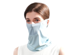 Business proteção UV para Rosto e Pescoço Feminino Verão Gaiter Respirável com Alças para Ouvido para Esportes ao Ar Livre