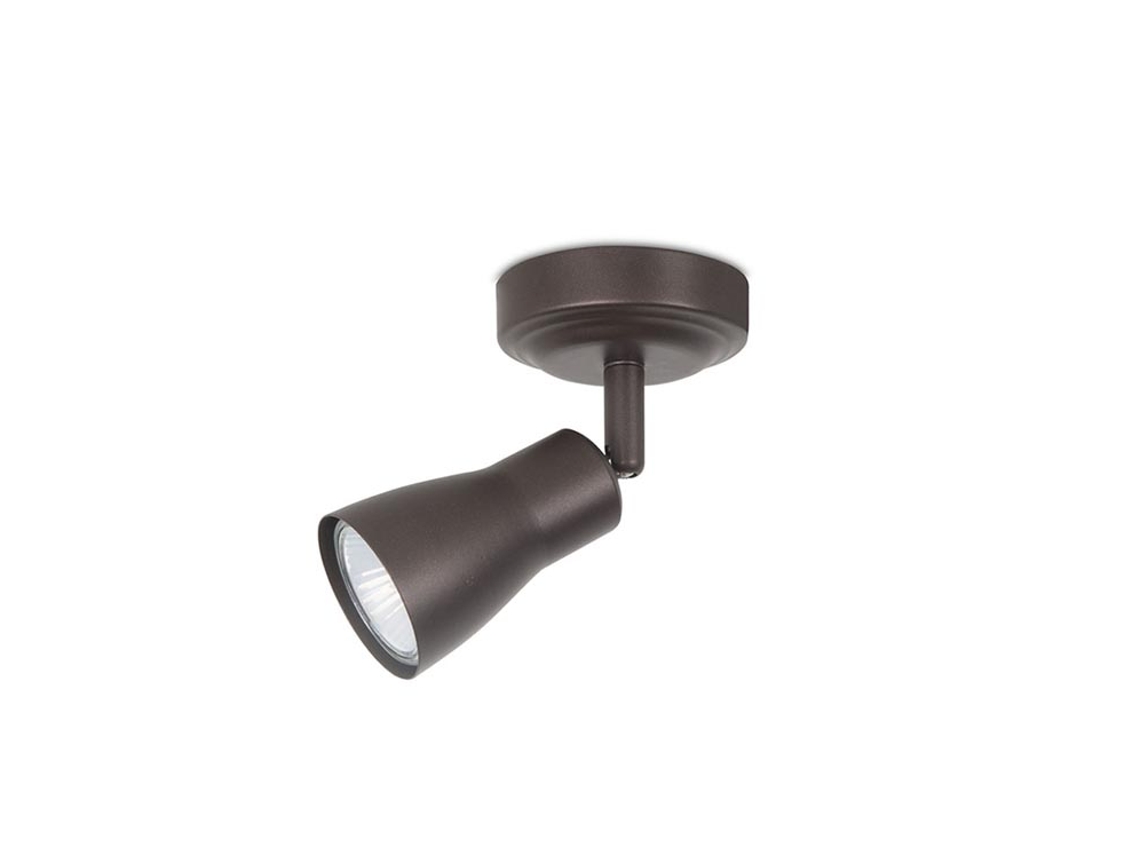 Forlight Safran - Projetor 80x90x136mm, Aço, Cor Castanho, Led 8w, 550lm