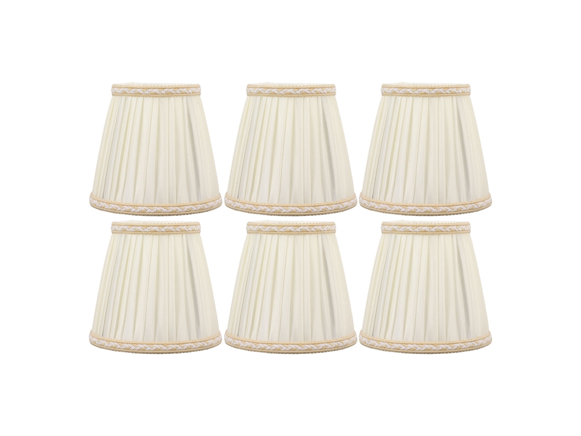 2026 6pcs Toldo de Lámpara de Tela Moderno Simple Resistente Al Desgaste para Lámpara de Pared Decorativa En Dormitorio