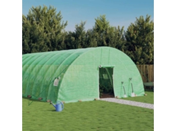Vidaxl Estufa Com Estrutura De Aço 120 M² 20x6x2,85 M Verde