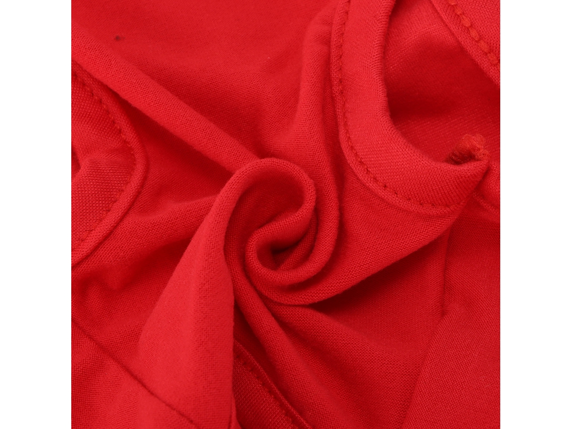 Camisa Para Perro Con Piedras Strass Moda Ligera Sudadera De Cachorro Ropa De Mascota Rojo Talla M