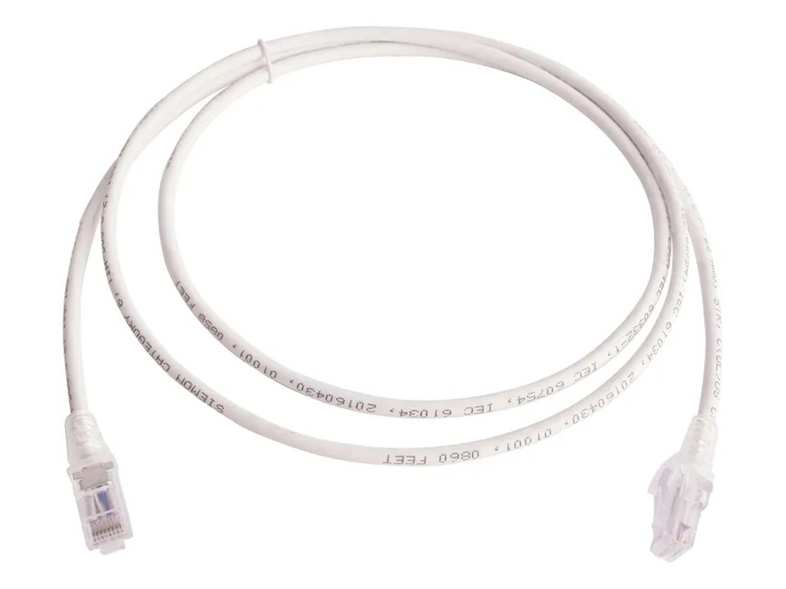 Lurelia Patch Cord Cat6 Utp 5 Pés Branco Cm/lszh Rj45, Cabo De Ligação Para Rede Estruturada
