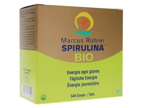 Spirulina Orgânica 540 Comprimidos MARCUS ROHRER