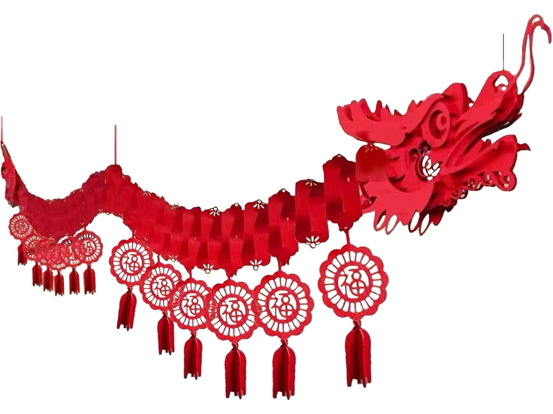 Décorations Du Nouvel An Chinois 2025 Décorations De Dragon Chinisique De 2,6m Longo