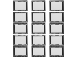 Ipetboom Conjunto De 15-molduras Vintage Em Papel Para Fotos, 18cm 7 Polegadas, Fácil Montagem, Ideal Para Galerias De