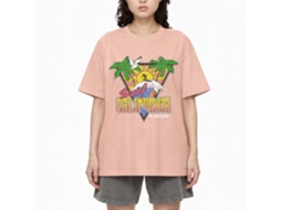 Rockinstone Surf California Solid Peach Adult T-shirt Size:s