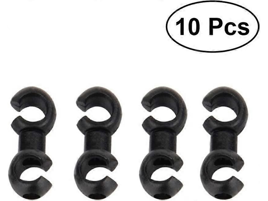 Rebe-10 Abrojos De Cable Em Forma S Para Cable De Freio E Câmbio De Bicicleta Material Leve E Sólido Cor Preta