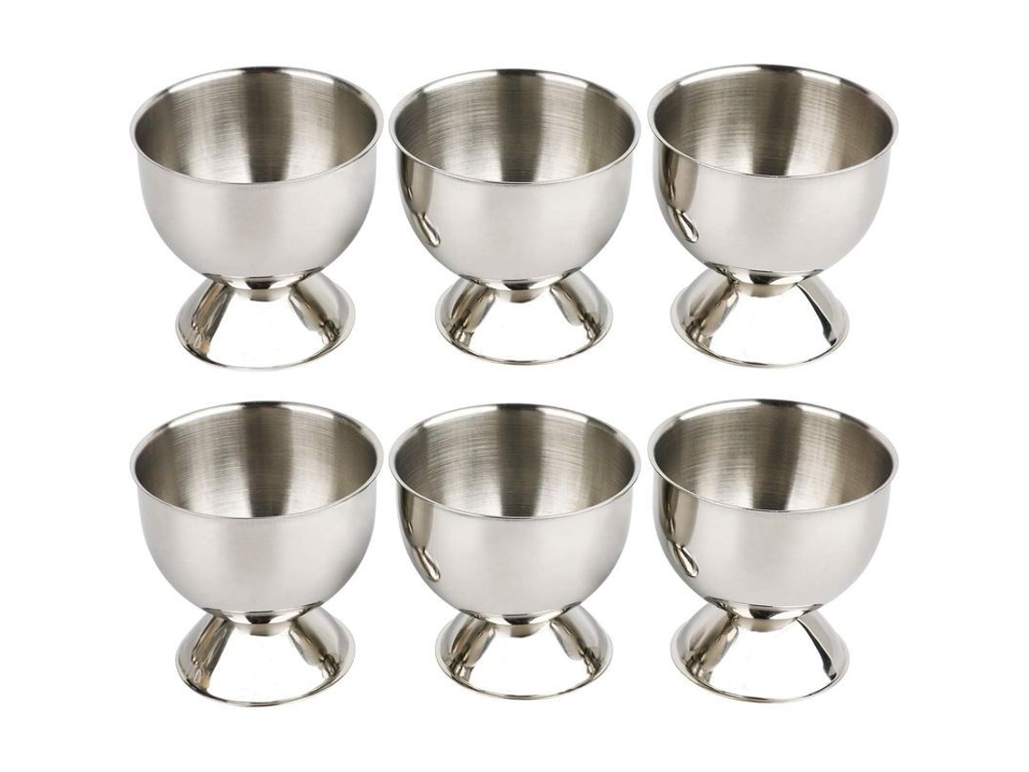 Portavasos de Aço Inox para Huevos Cocidos com suporte desmontável 4 peças Marca