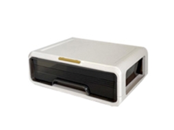 Organizador de Mesa com Gaveta Plástico Creme para Materiais de Escritório e Cosméticos 1 Camada