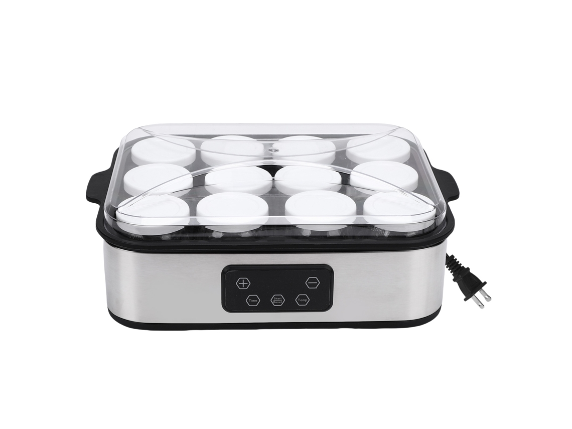 Laxiscreed Máquina 12 Copos Com Controle De Temperatura Automático Para Iogurte E Sorvete