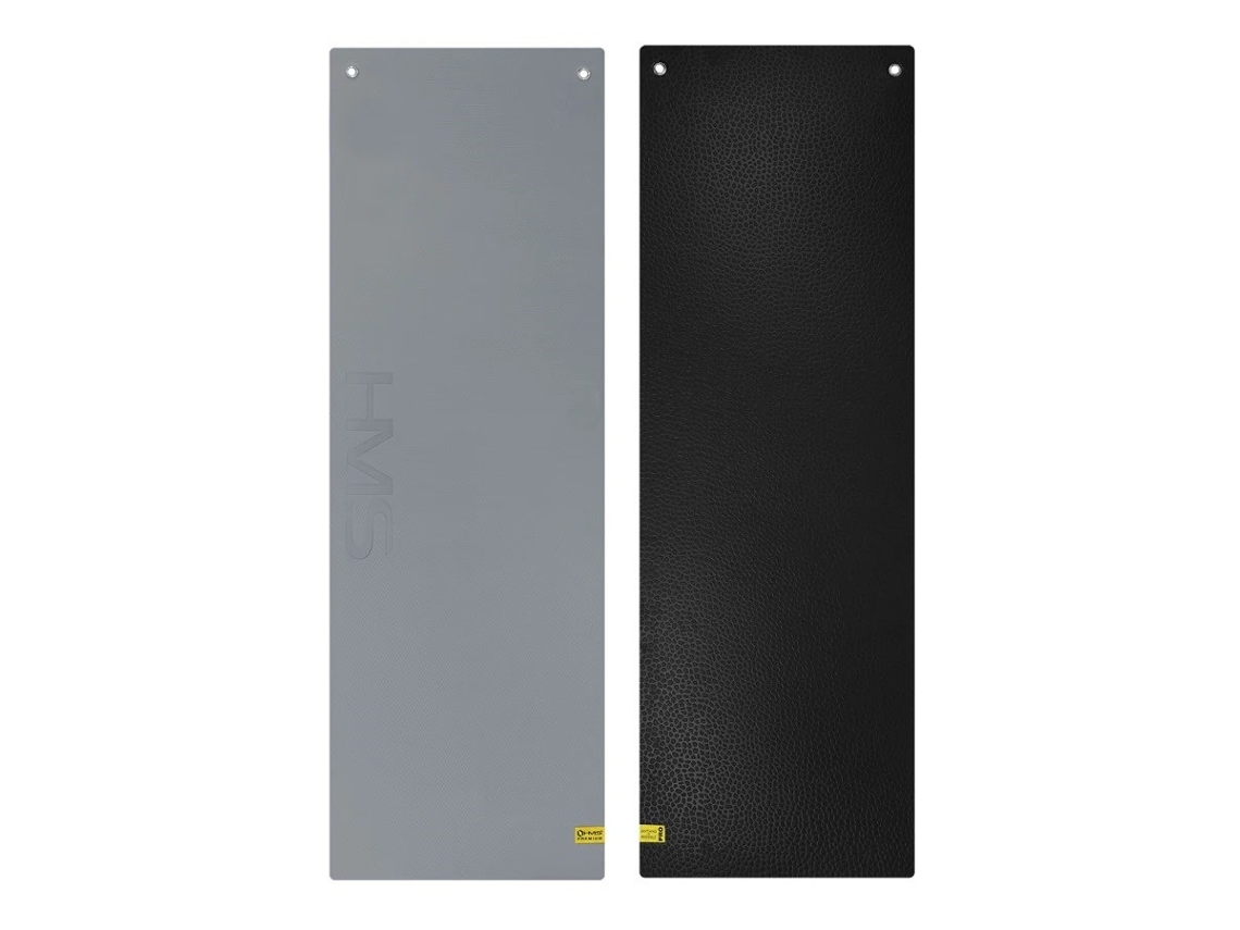 Tapete Club Fitness Com Furos Hms Mfk03 Cinza Preto