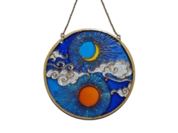 Laxiscreed Pendentes Decorativos Com Sol, Lua E Nuvens Em Acrílico Colorido Para Casa
