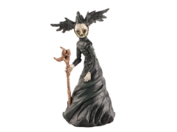 Figurina De Bruxa Assustadora Em Resina Para Decoração Halloween