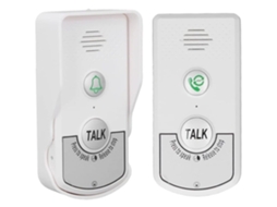 Campainha de Interfone Sem Fio, 1v 1 Sinal Eletrônico Bidirecional, Campainha de Interfone Sem Fio À Prova Dágua com Luz Indicadora Brilvibera_ptg
