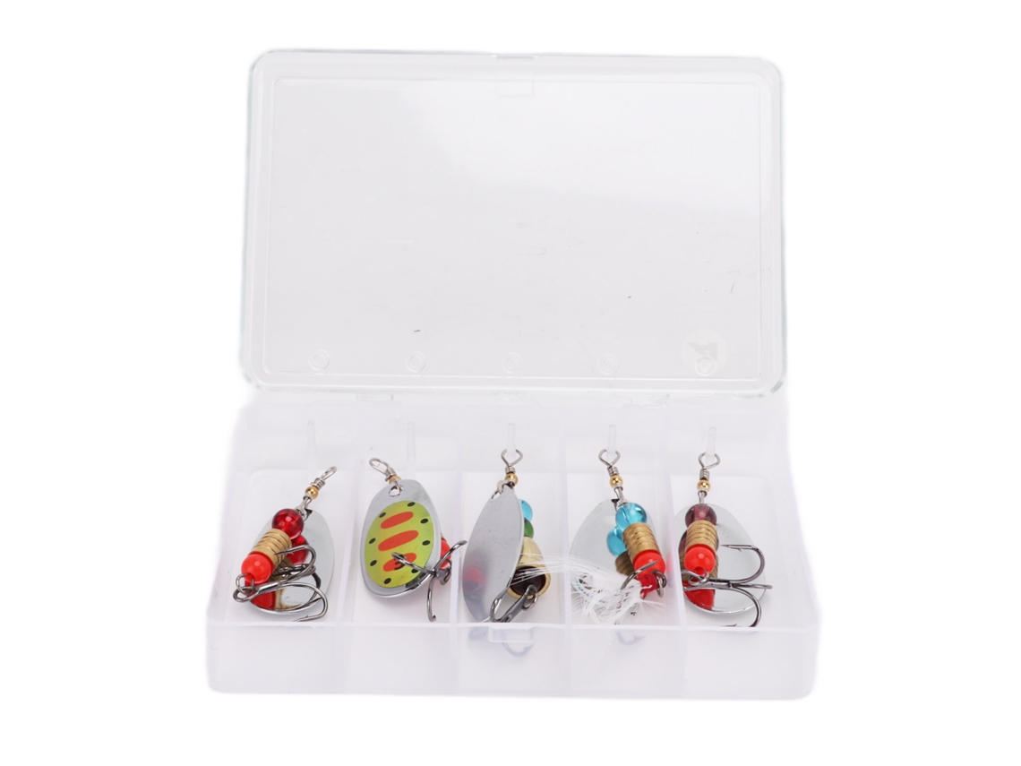 Isqueiros de Pesca Pequenos Inox Portáteis 5un