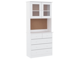 Highboard, Highboards Vidaxl Branco Madeira De Pinho (n/a)