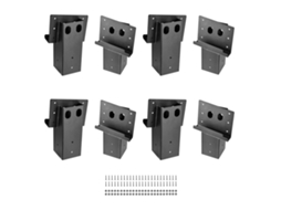 Suportes Angulares Compostos Para Madeira Vevor 88,9 X 88,9 Mm 8 Unidades
