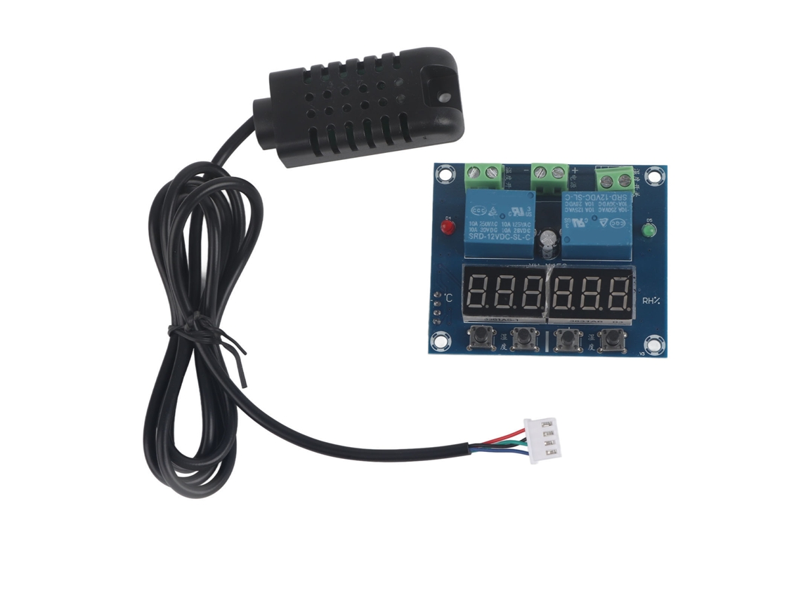 Controlador De Temperatura E Umidade Automático Dual Output Módulo Xh-m452 12v