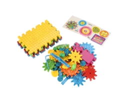 Ats 81 Piezas Conjunto de Quebra cabeças Elétrico Educatsivo Blocos de Construção Diy Plástico Brinquedos Divertidos para Crianças