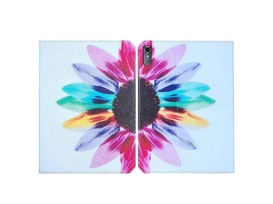 Capa De Couro Com Desenho Colorido Para Tablet Lenovo Tab M10 5g / K10 Pro 10.6