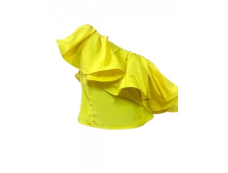 Top De Mulher Twins Poliéster Amarelo (40)