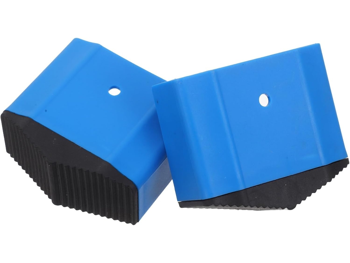 Conjunto De 2 Protetores De Borracha Antiderrapantes Para Pés De Escada Dobrável, Ø52 Mm.