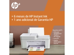 Impressora HP DeskJet Plus 4122e (Jato de Tinta - Wi-Fi - Instant Ink)